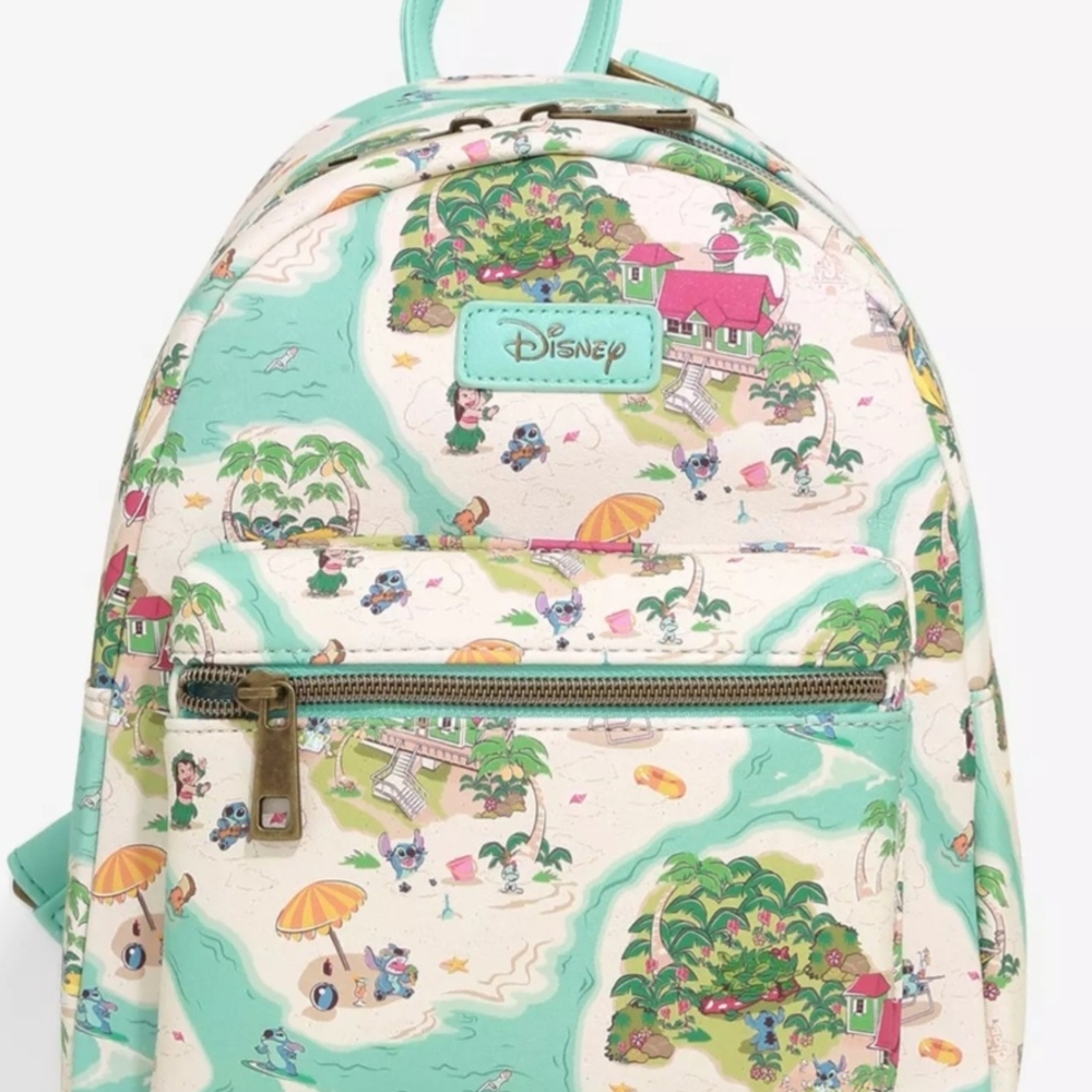 Disney Lilo & Stitch Island Map Loungefly Backpack